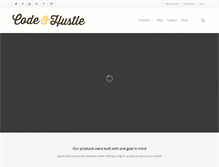 Tablet Screenshot of codeandhustle.com